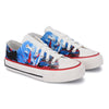 Crowcia London Floating Stone War Design Low Top Sneakers