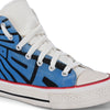 Crowcia London Matrix Design High Top Sneakers