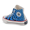 Crowcia London Matrix Design High Top Sneakers