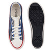 Crowcia London Blue Velvet Design Low Top Sneakers