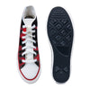 Crowcia London Dark Red Design High Top Sneakers