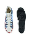 Crowcia London Denim Denim Design High Top Sneakers