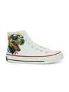 Crowcia London Dinos Design High Top Sneakers