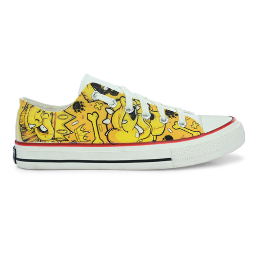 Crowcia London Dog N Bone Design Low Top Sneakers