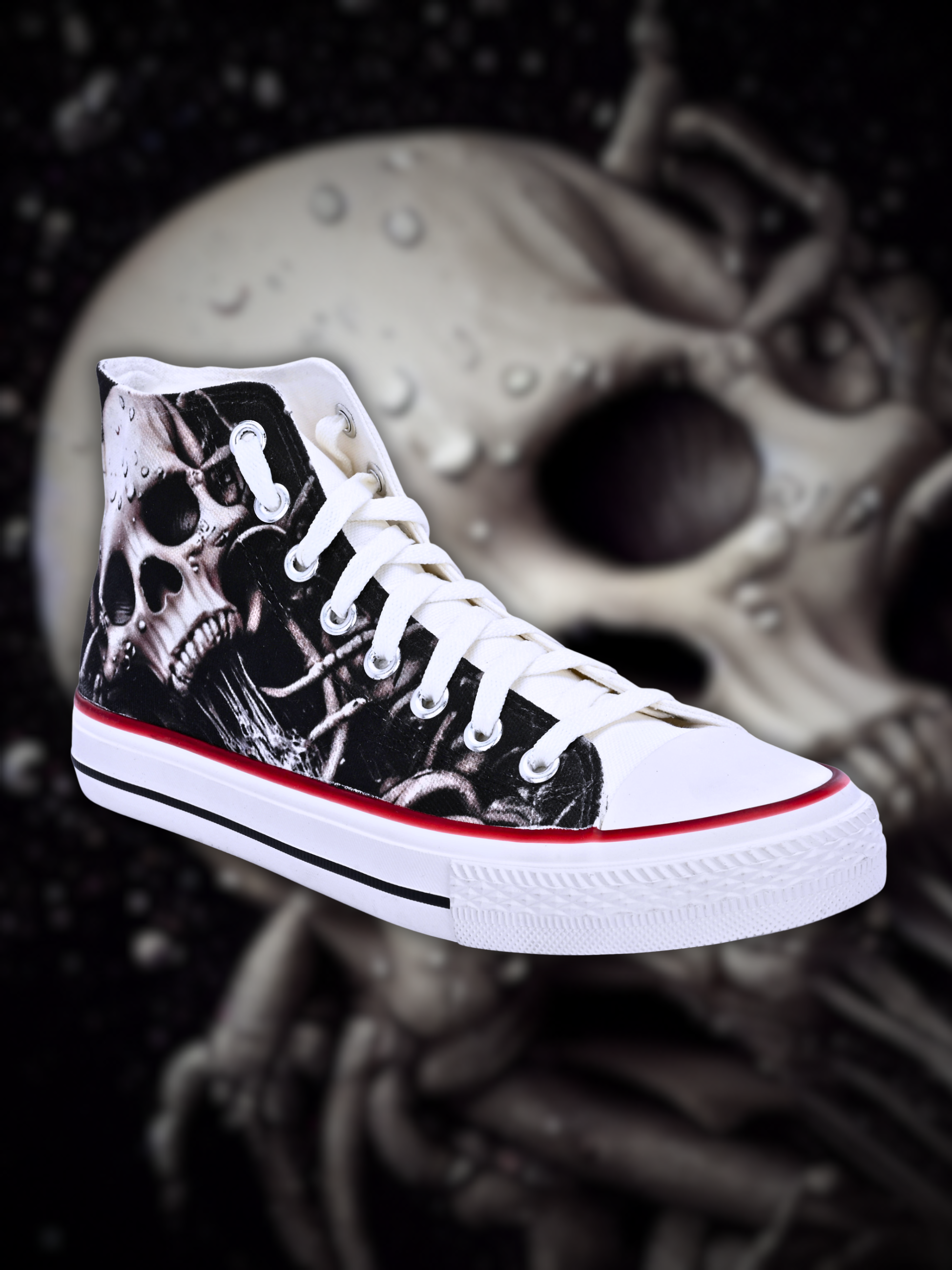 Converse skull discount sneakers