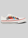 Crowcia London Feather Feet Design Low Top Sneakers