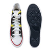 Crowcia London Flash Yellow Design High Top Sneakers