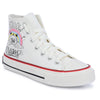 Crowcia London Follow Your Dreams 2.0 Design High Top Sneakers