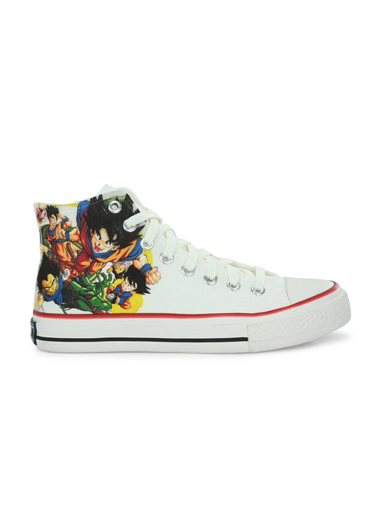 Crowcia London Goku Design High Top Sneakers