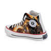 Crowcia London Ghost Rider Design High Top Sneakers