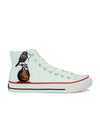 Crowcia London Grenade Design High Top Sneakers