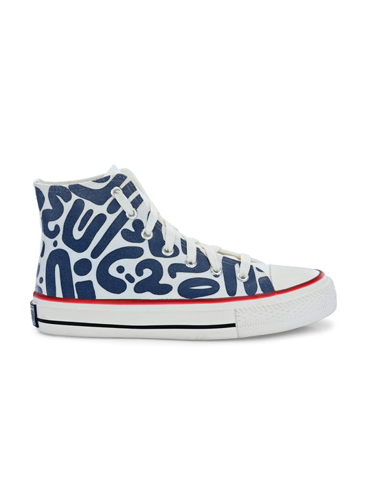 Crowcia London H2O Design High Top Sneakers