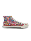 Crowcia London Hallucination Design High Top Sneakers