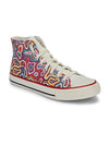 Crowcia London Hallucination Design High Top Sneakers