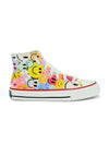 Crowcia London Happiness Design High Top Sneakers