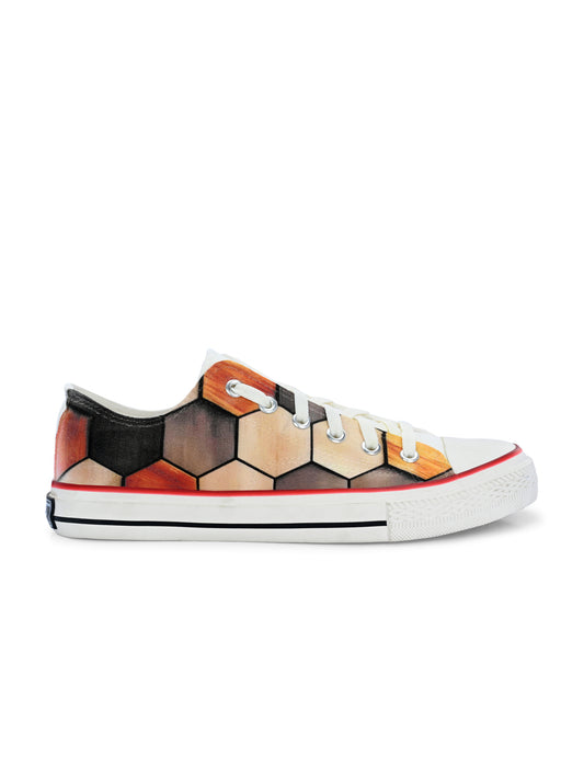 Crowcia London Hexagon 2.0 Design Low Top Sneakers