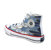 Crowcia London Hexagon Design High Top Sneakers