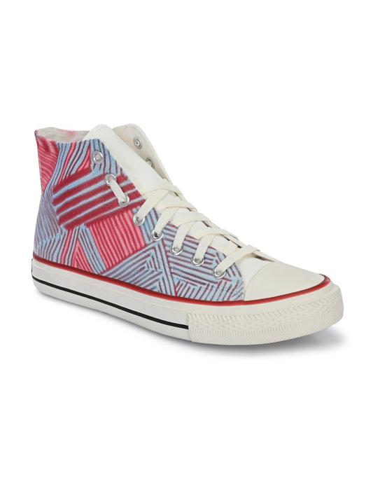 Crowcia London Horizontal Heights Design High Top Sneakers