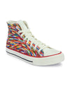 Crowcia London Illusion Design High Top Sneakers