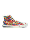 Crowcia London Illusion Design High Top Sneakers