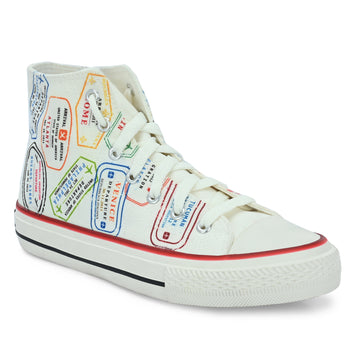 Crowcia London Immigration Design High Top Sneakers