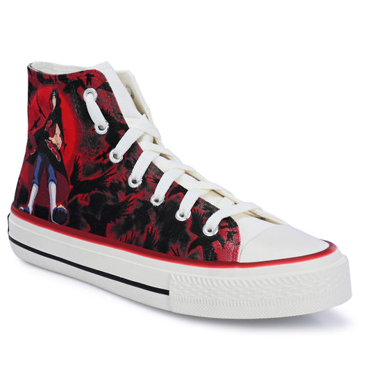 Crowcia London Itachi Uchiha Design High Top Sneakers