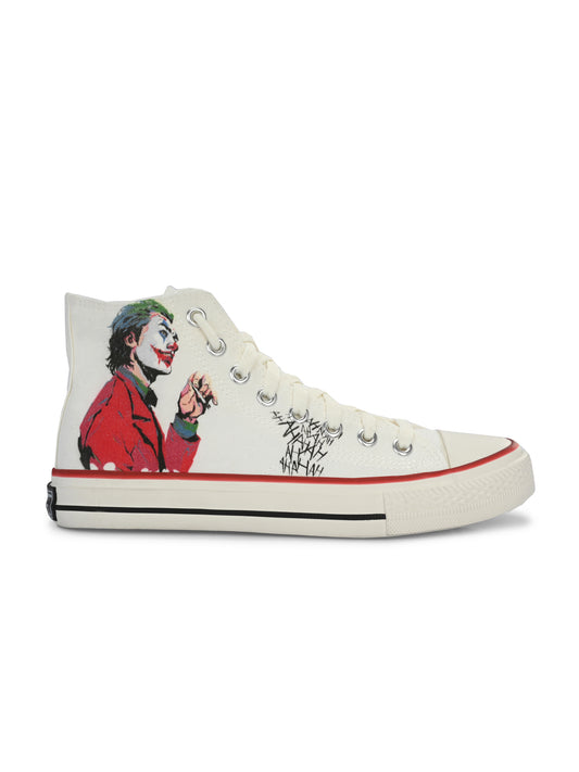 Crowcia London Joker Design High Top Sneakers