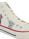 Crowcia London Joker Design High Top Sneakers