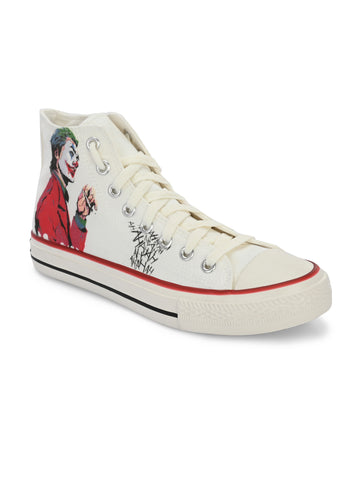 Crowcia London Joker Design High Top Sneakers