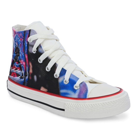 Crowcia London Kakashi Hatake Design High Top Sneakers