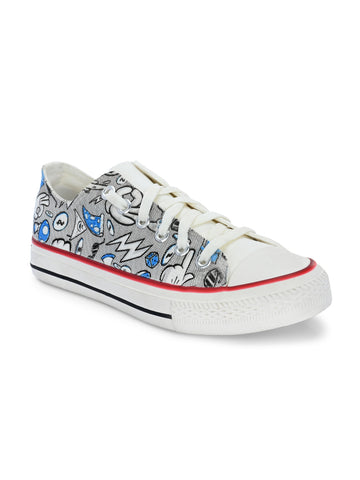 Crowcia London Likes Design Low Top Sneakers