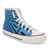 Crowcia London Matrix Design High Top Sneakers