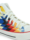 Crowcia London Maze Design High Top Sneakers