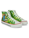 Crowcia London Minecraft Steve Design High Top Sneakers