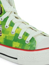 Crowcia London Minecraft Steve Design High Top Sneakers