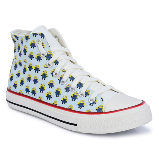 Crowcia London Minion Team Design High Top Sneakers