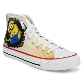 Crowcia London Minions 2.0 Design High Top Sneakers