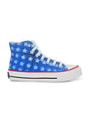 Crowcia London Night Stars Design High Top Sneakers