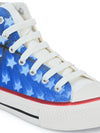 Crowcia London Night Stars Design High Top Sneakers