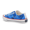 Crowcia London Ocean Blue Design Low Top Sneakers