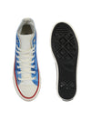 Crowcia London Ocean Blue Design High Top Sneakers