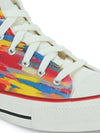 Crowcia London Paint Brush Design High Top Sneakers