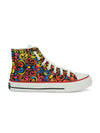 Crowcia London Plush Design High Top Sneakers