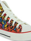 Crowcia London Plush Design High Top Sneakers