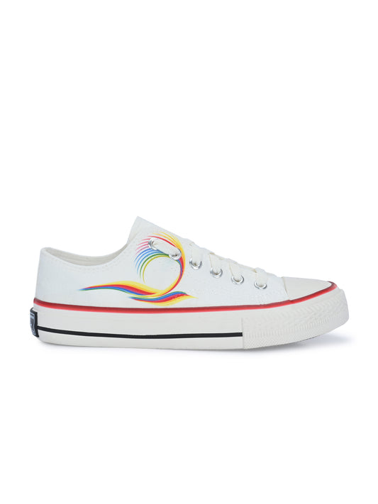 Crowcia London Positive Vibes Design Low Top Sneakers