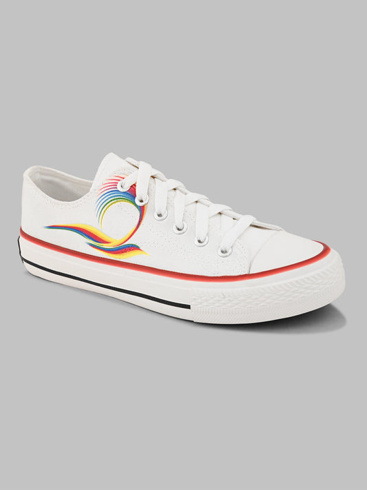 Crowcia London Positive Vibes Design Low Top Sneakers