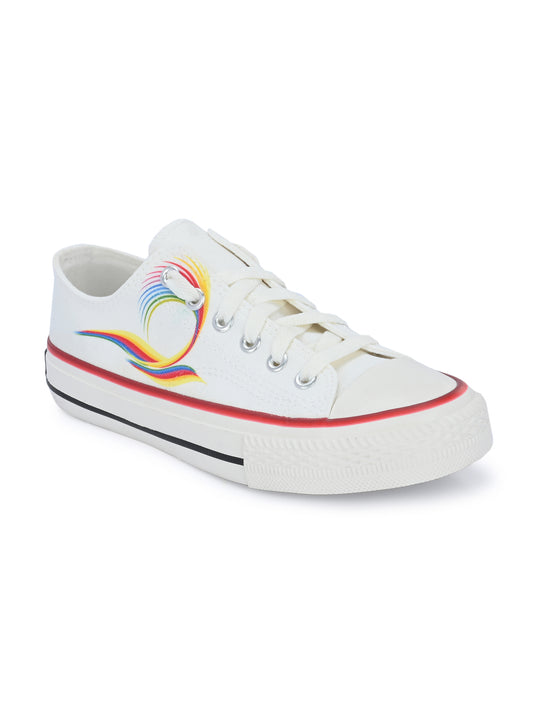 Crowcia London Positive Vibes Design Low Top Sneakers