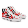 Crowcia London Red Riot High Top Sneakers