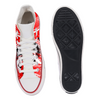 Crowcia London Red Riot High Top Sneakers