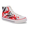 Crowcia London Red Riot High Top Sneakers